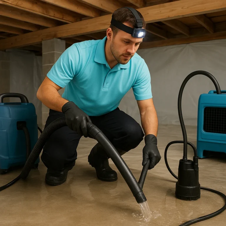 Crawl Space Water Removal in Austin, TX 
